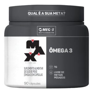 OMEGA 3 1000MG 90 CÁPSULAS MAX TITANIUM