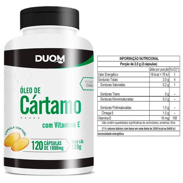 ÓLEO DE CÁRTAMO 1000MG DUOM - Image 2