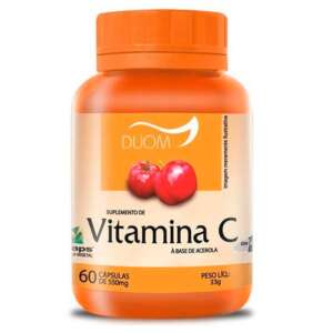 VITAMINA C A BASE DE ACEROLA 60 CÁPSULAS DUOM