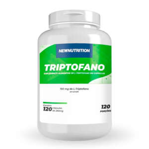 TRIPTOFANO 190MG 120 CÁPSULAS NEW NUTRITION