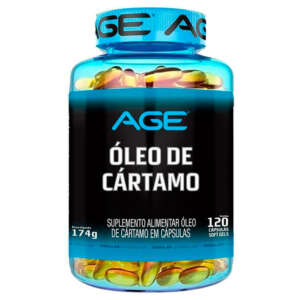 ÓLEO DE CÁRTAMO 1000MG 120 CÁPSULAS AGE