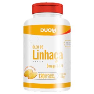 OLEO DE LINHAÇA 1000MG 120 CAPSULAS DUOM