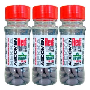 KIT 3X SEKKA ABDOMEN 420MG 30 TABLETES RED SERIES